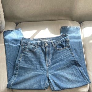 american eagle mom jeans size 6